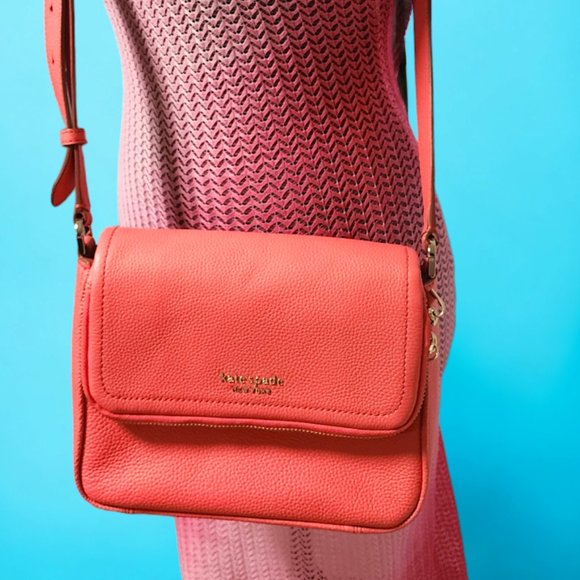 kate spade Handbags - Kate Spade Run Around Stripe Large Flap Crossbody
